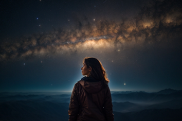 ao olhar para o céu, estamos vendo o passado